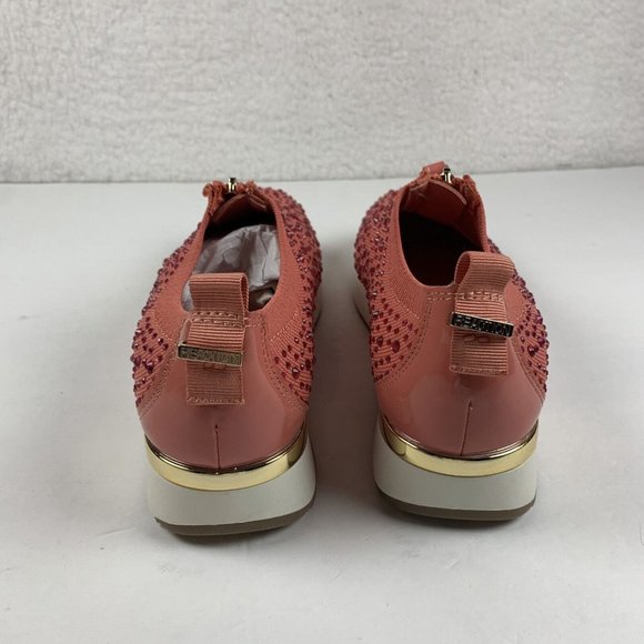 Kenneth Cole Reaction Cameron Zip Jewel Jogger Sneaker Women 7 Wide Sunset S0264 - Picture 5 of 10